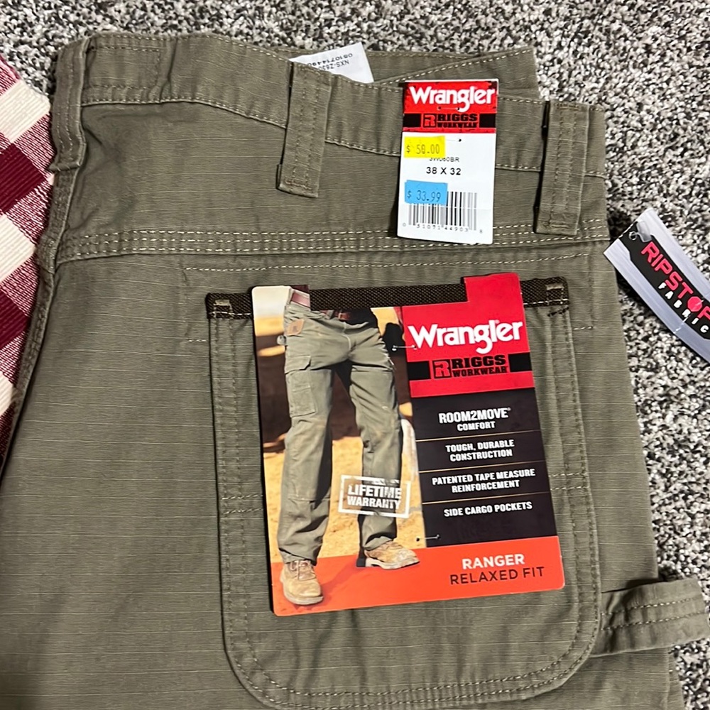 Wrangler Riggs Workwear Pants 38x32